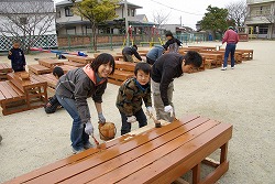 勢門小花台つくりの写真2