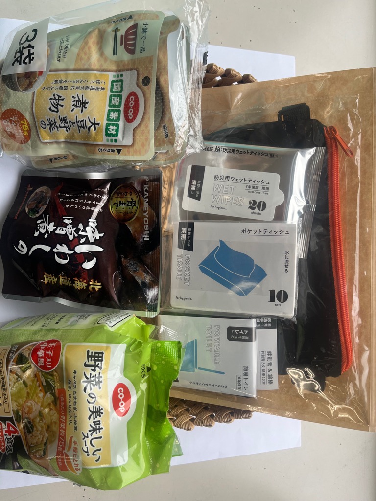 景品（防災食）