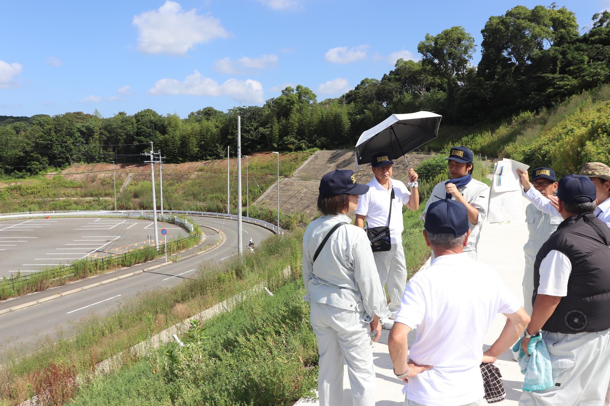 篠栗北地区産業団地事業用地2法面工事